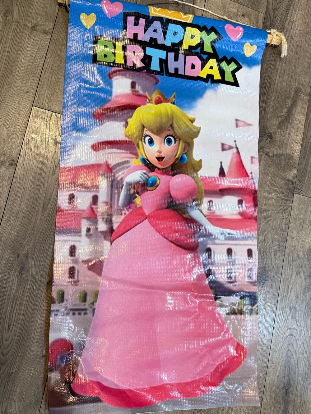 Princess Birthday Banner - Pink Happy Birthday Party Decor